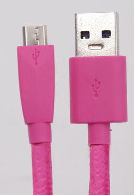 Customized Phones USB 3.0 Lightning Cable Transmit Data And Charge  480Mbps