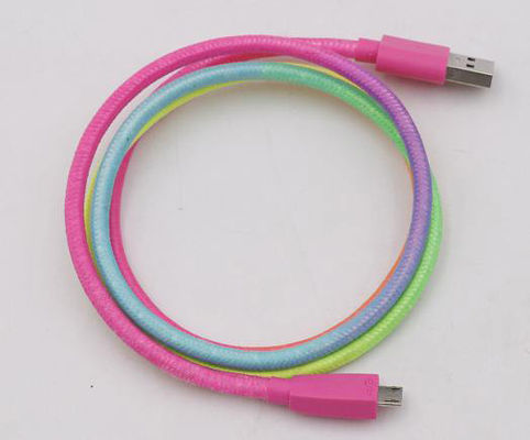 Customized Phones USB 3.0 Lightning Cable Transmit Data And Charge  480Mbps
