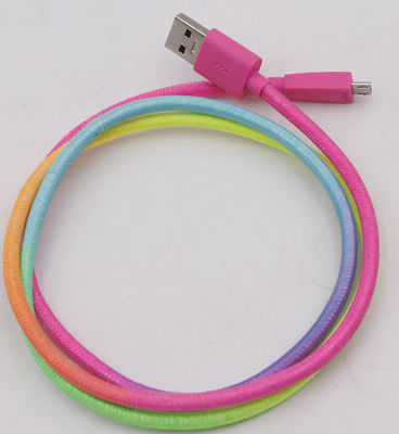 Customized Phones USB 3.0 Lightning Cable Transmit Data And Charge  480Mbps
